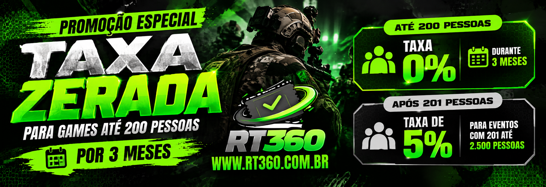 RT360: A NOVA PLATAFORMA PARA ORGANIZAR E VENDER INGRESSOS DE EVENTOS DE AIRSOFT
